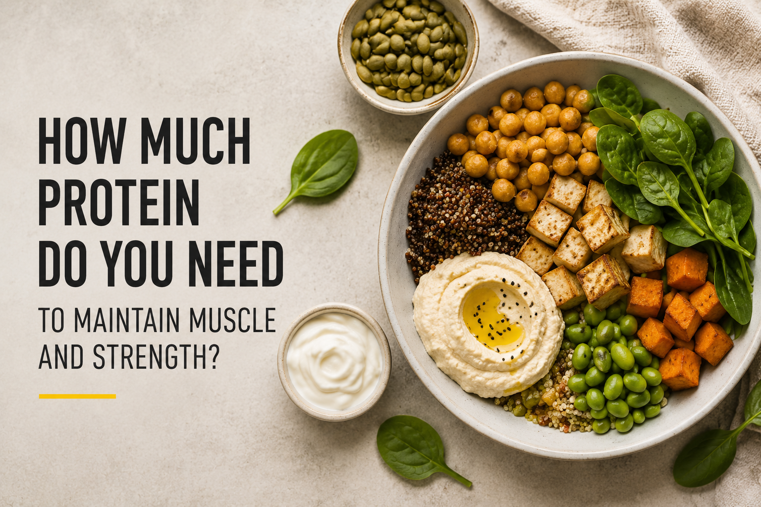 How much protein do you need to maintain muscle and strength?