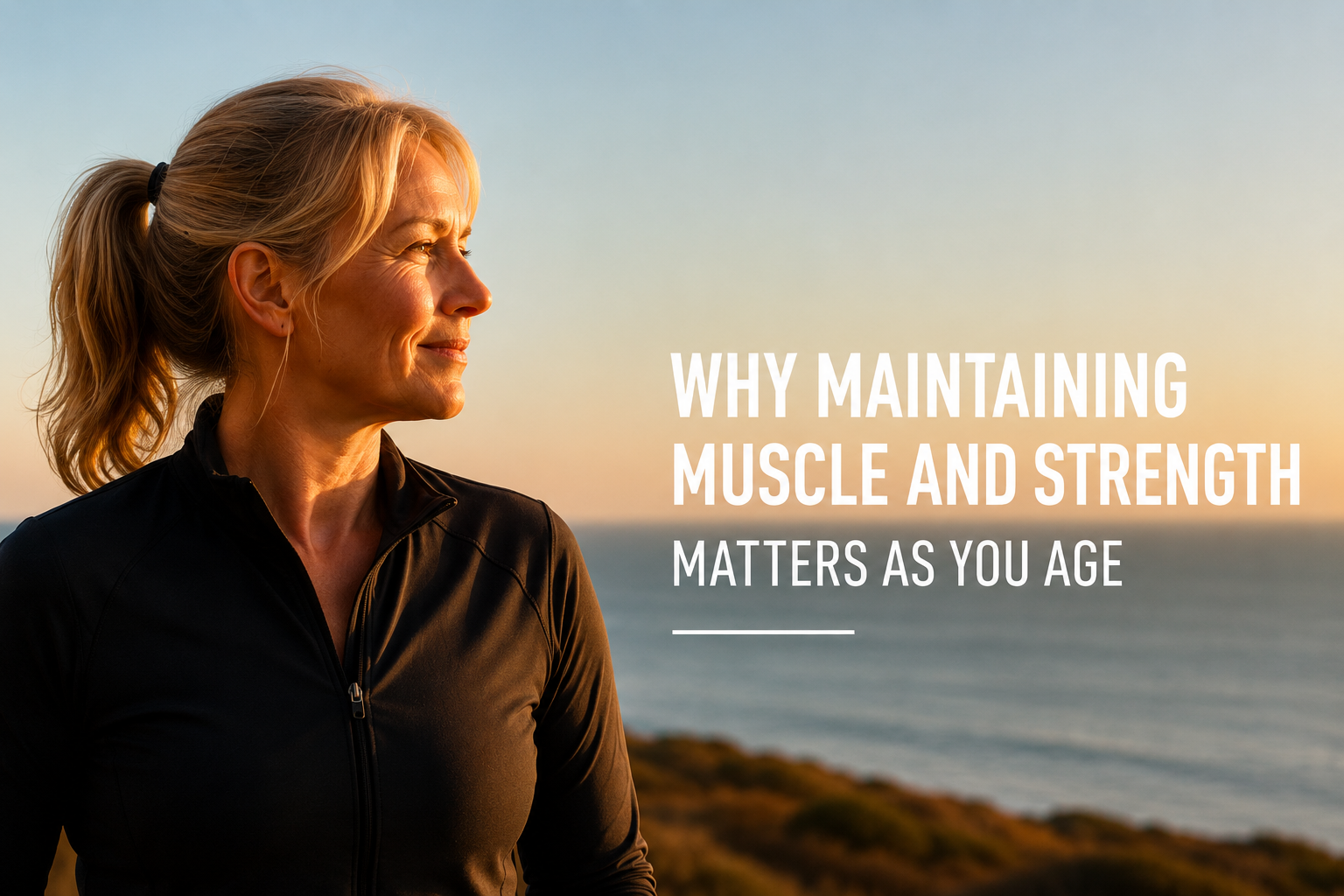Why maintaining muscle and strength matters as you age